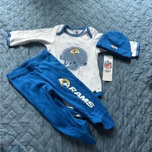 LA Rams Baby Set